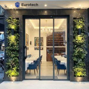 CỬa Slim TrƯỢt Quay 3 Canh Eurotech HỆ NẸp RỜi 8